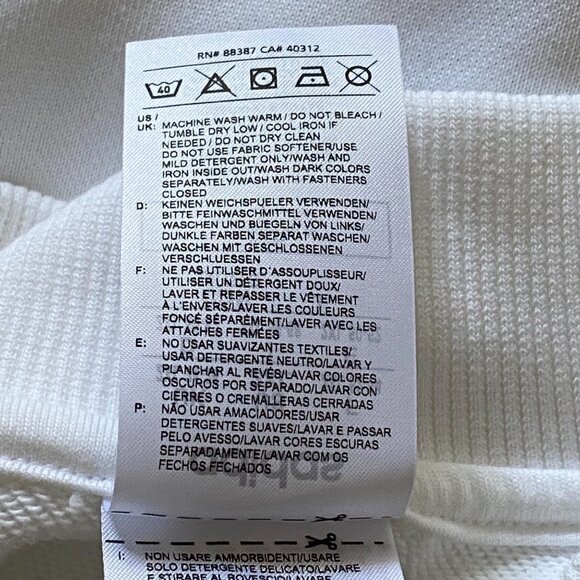 Adidas NWT White Half-Zip Sweatshirt Neon Yellow Logo Stripe Sleeves Women's 2XL - Picture 10 of 11